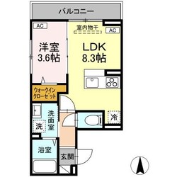 Dスクエア子安町の物件間取画像